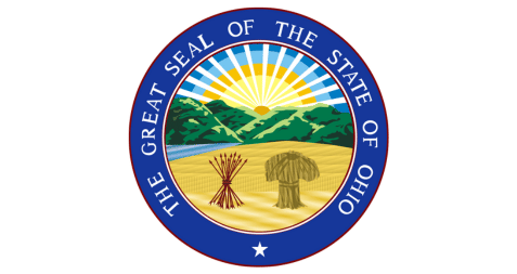 The seal of the State Ohio