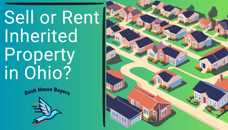 Houses and title showcasing inherited property.